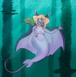 Full Body - With Simple Background Elements